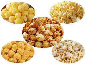نیم خود کار Popcorn پروسیسنگ لائن